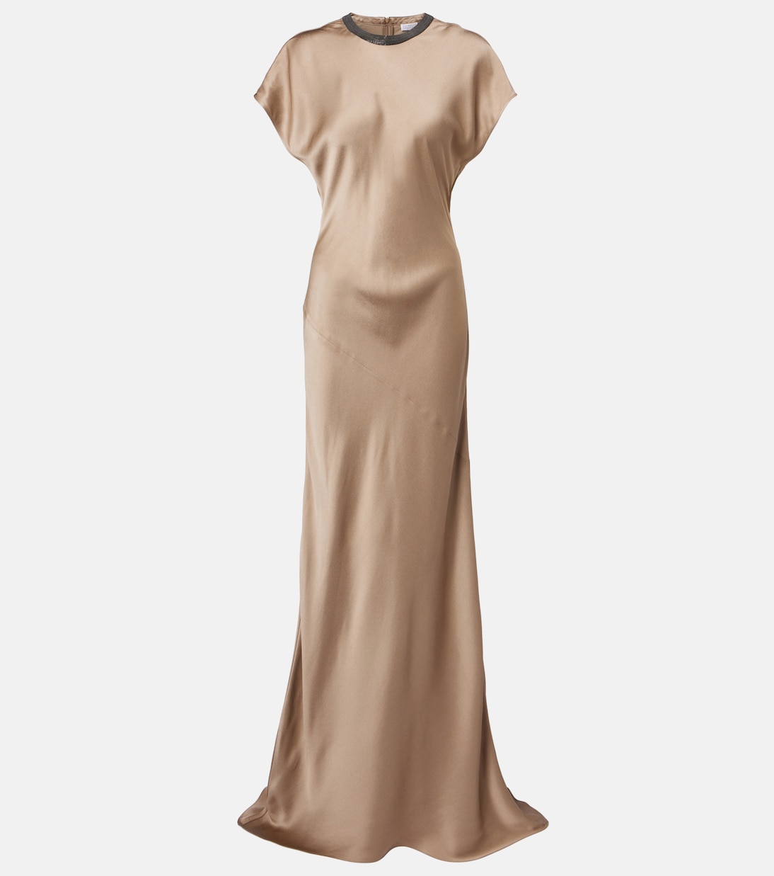 Monili satin gown | Brunello Cucinelli