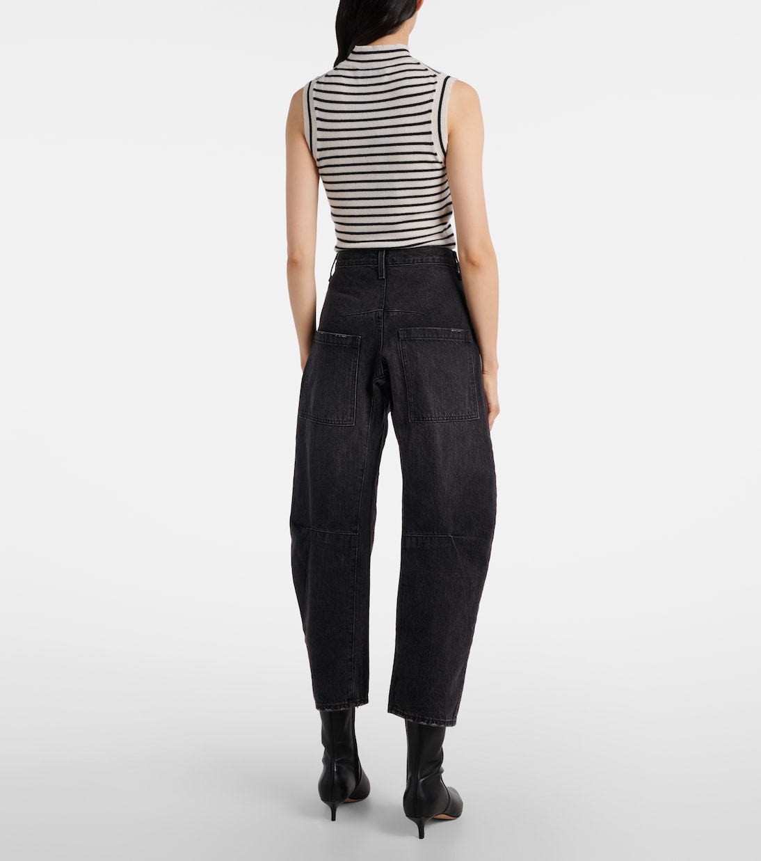 Jeans Shon a vita media e gamba barrel | Nili Lotan