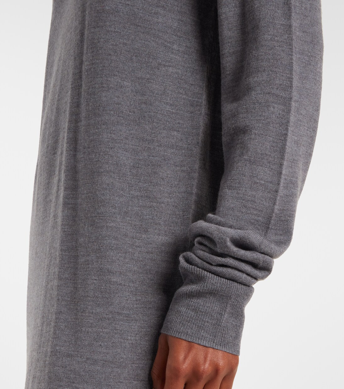 Pulloverkleid aus Wolle und Seide | Toteme