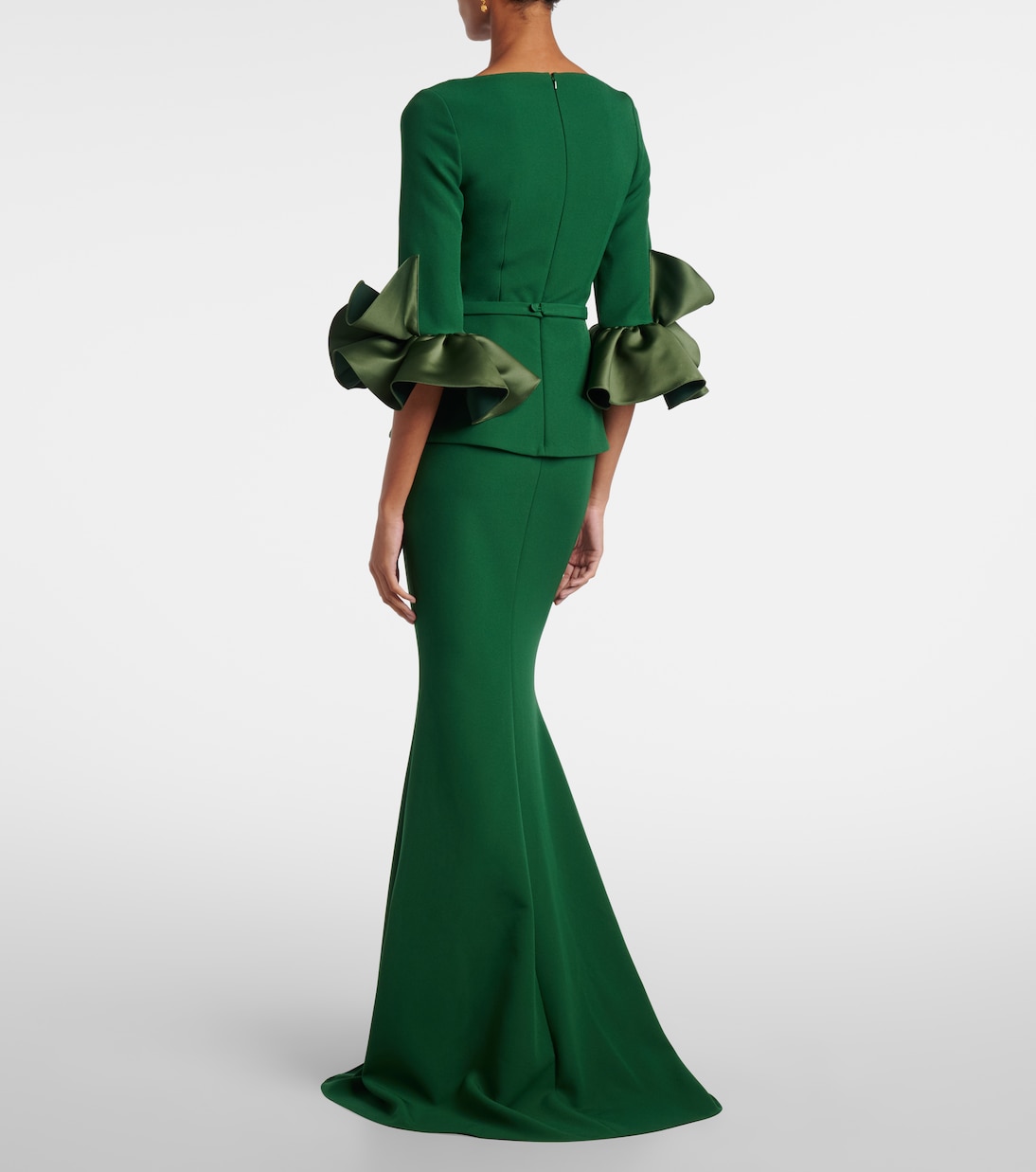 Clemenza crêpe gown | Safiyaa