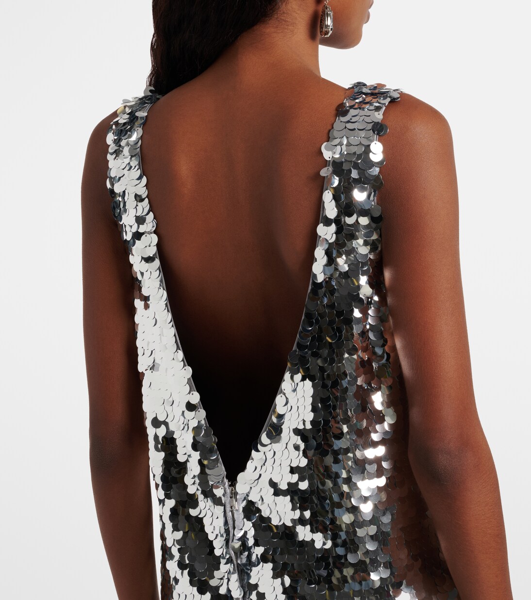 Sequined open-back minidress | Dolce&Gabbana