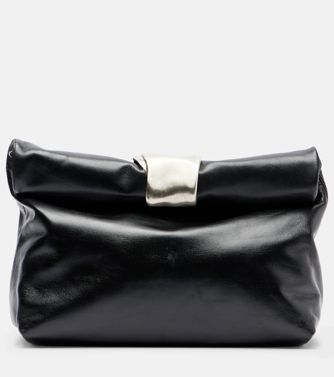 Cuff leather clutch | Staud