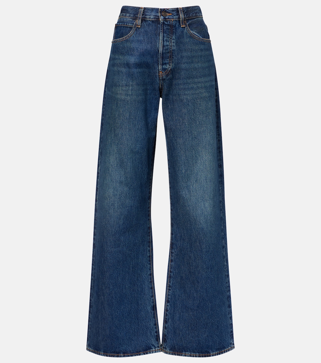 Loose low-rise wide-leg jeans | Frame