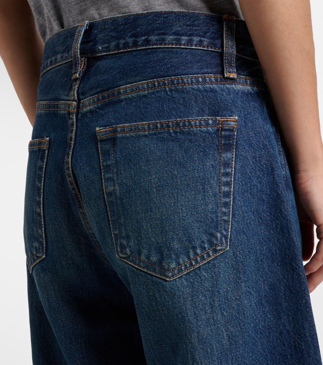 Loose low-rise wide-leg jeans | Frame