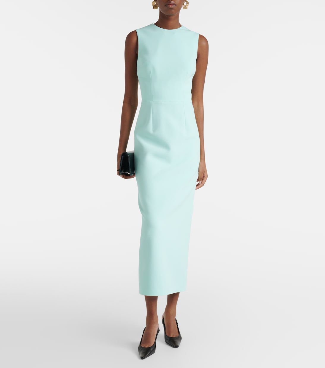 Jodi crêpe midi dress | Safiyaa