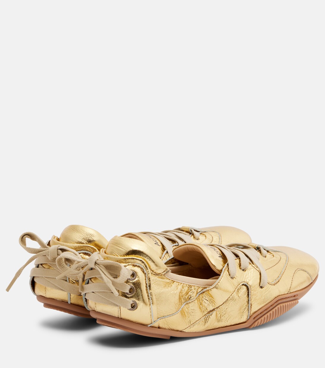 Bilaria metallic leather sneakers | Acne Studios