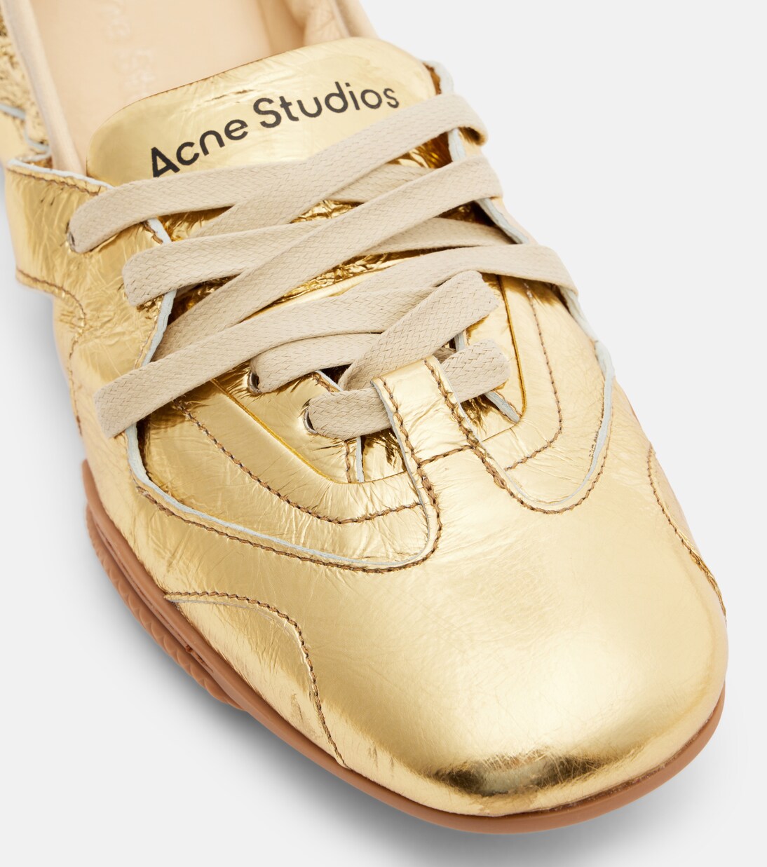 Bilaria metallic leather sneakers | Acne Studios