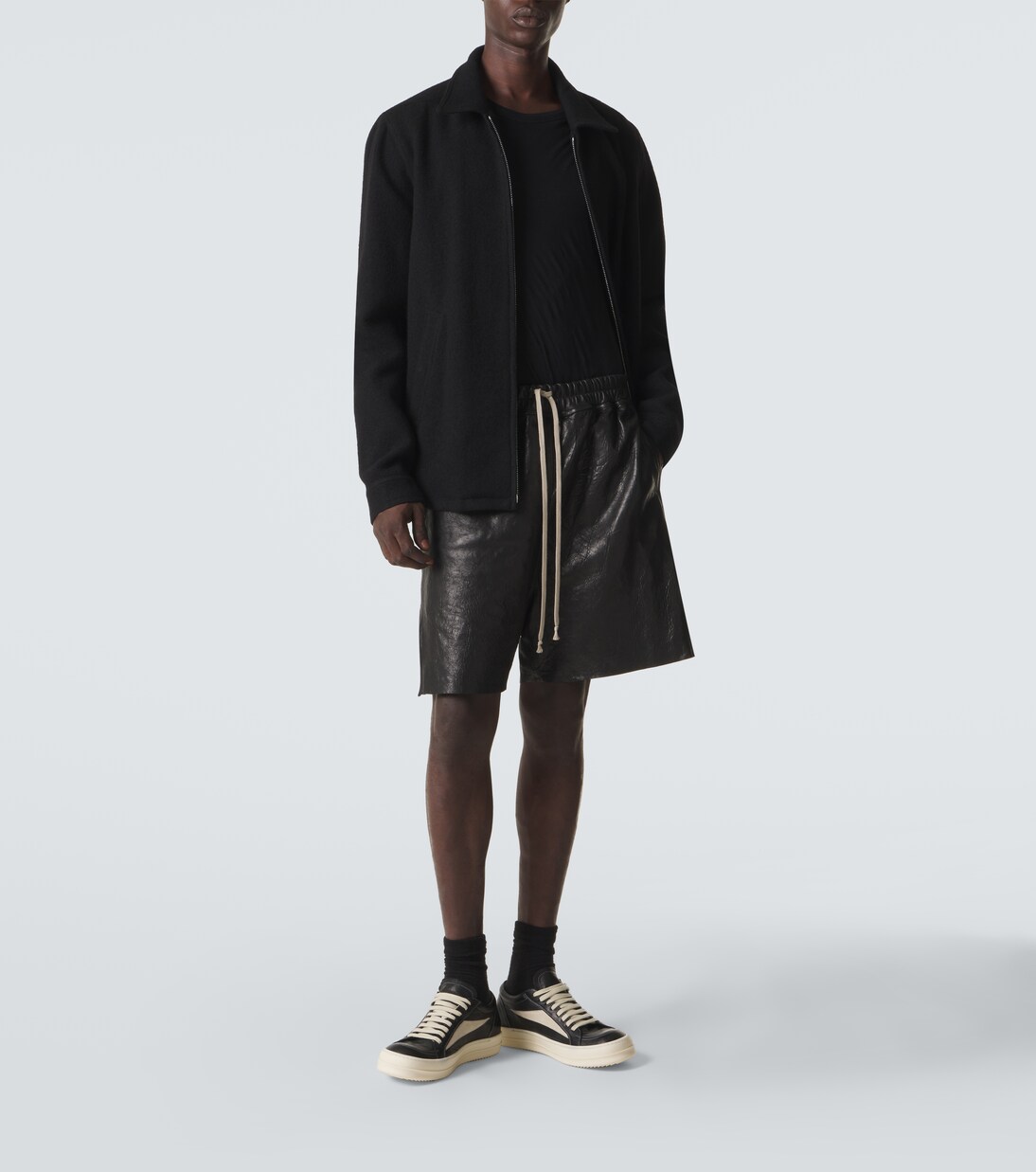 Vintage leather low-top sneakers  | Rick Owens