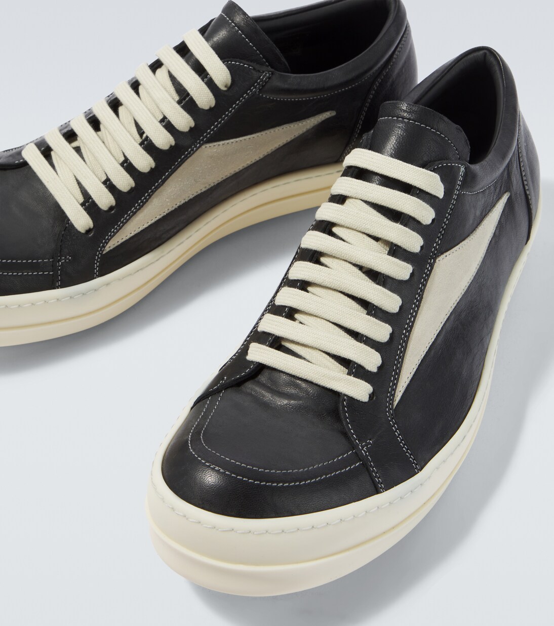 Vintage leather low-top sneakers  | Rick Owens