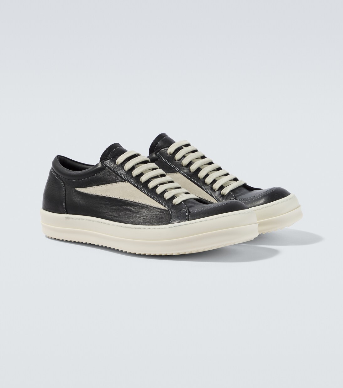 Vintage leather low-top sneakers  | Rick Owens