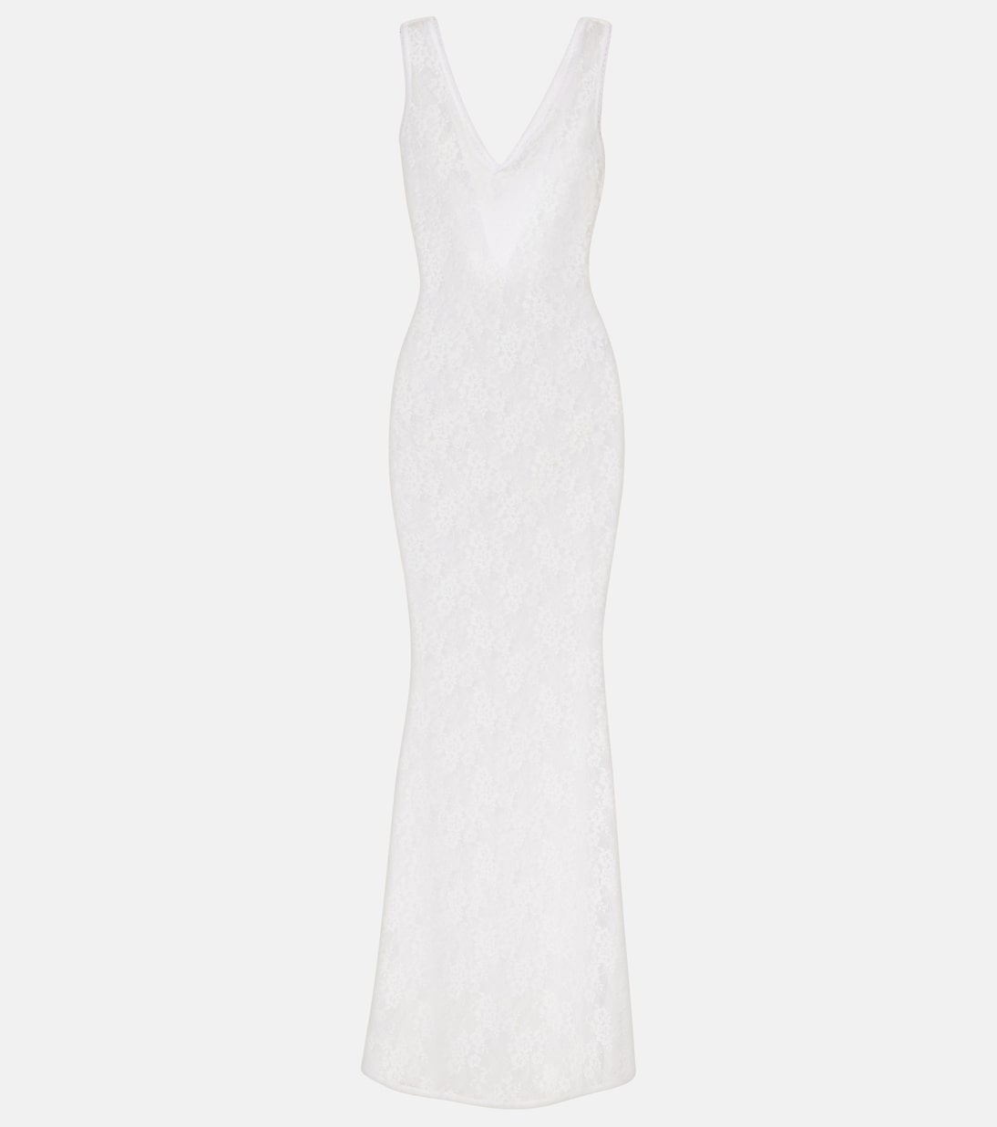 Adel sheer lace maxi dress | Bananhot