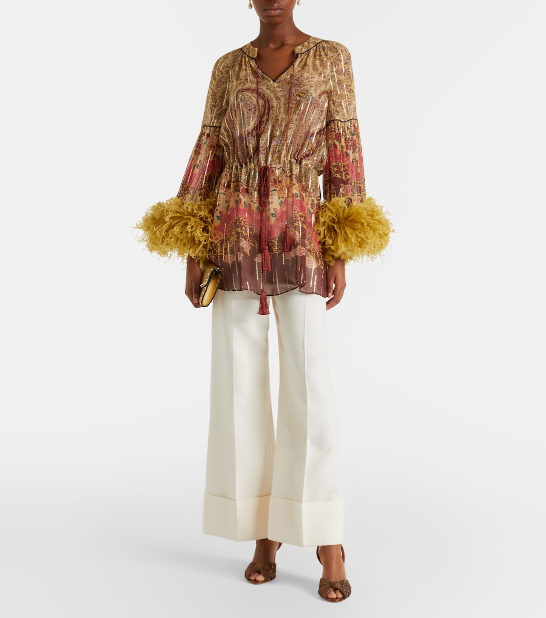 Italian Flirt 75 embellished leather sandals | Aquazzura