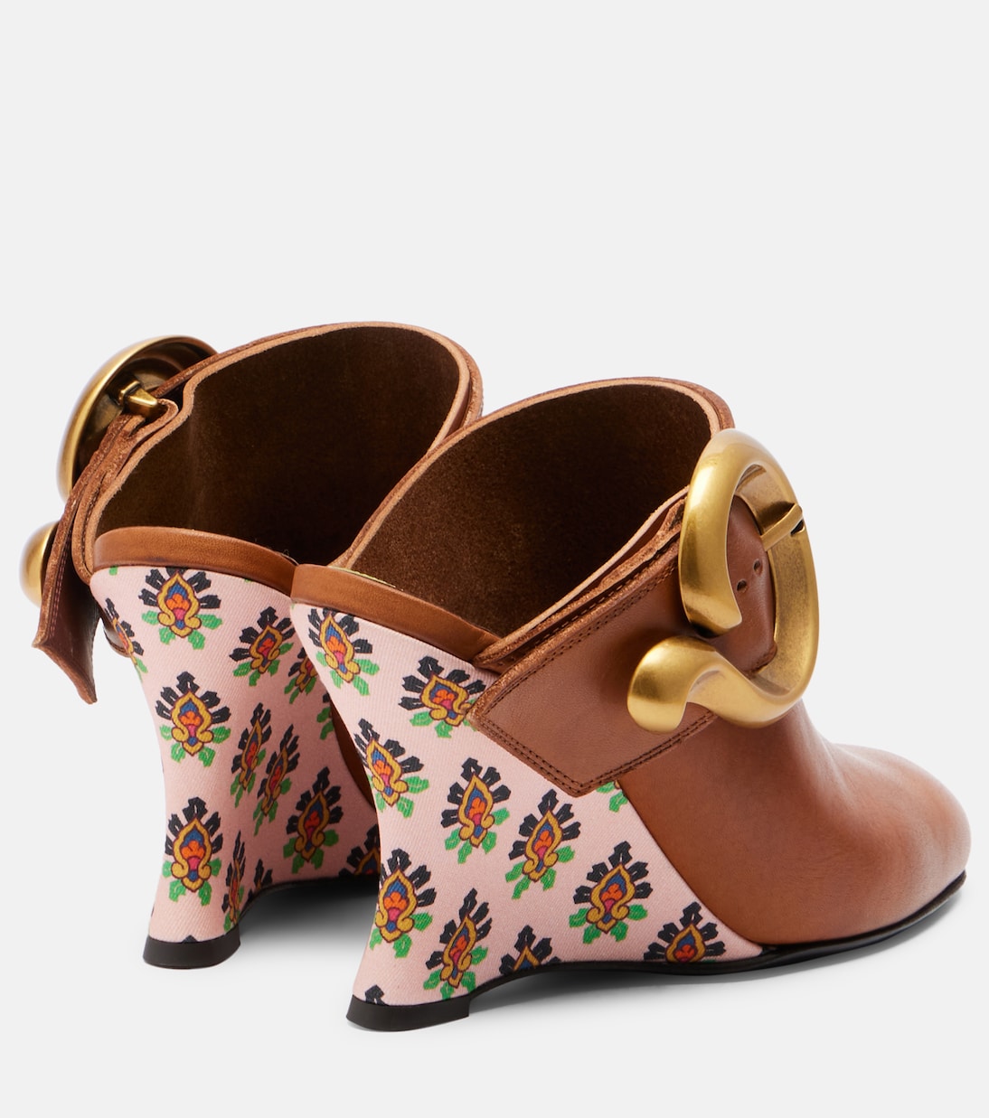 Sabot leather wedges | Etro