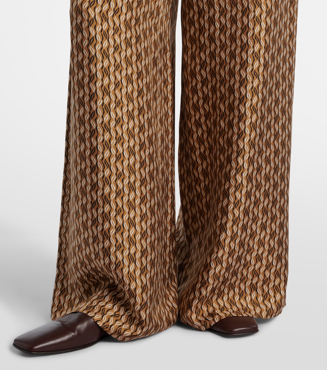 Palazzo-Hose Clarino aus Seiden-Twill | Max Mara
