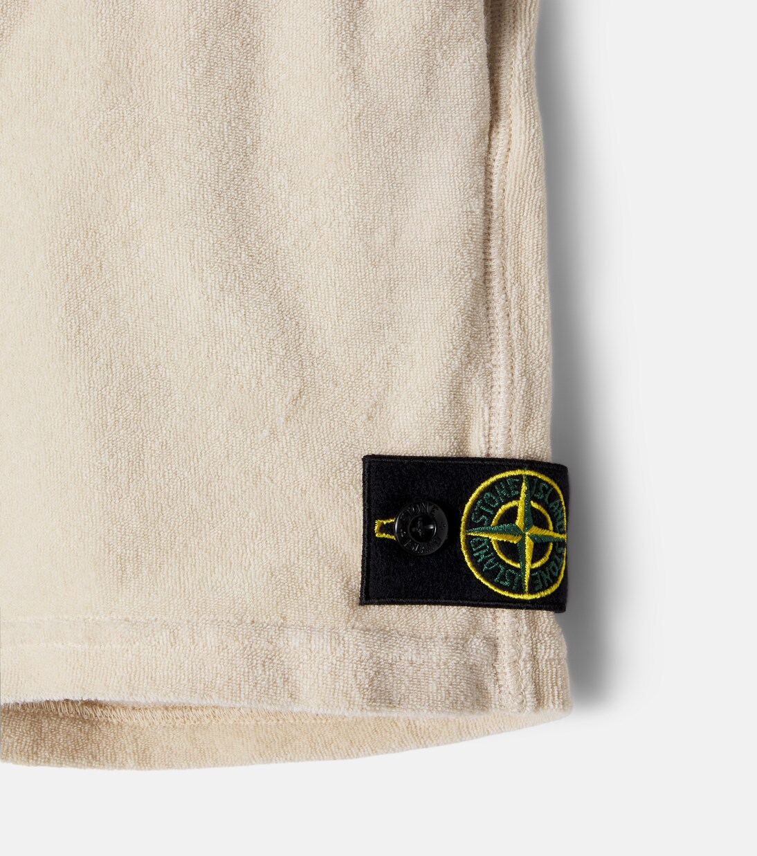 Compass cotton shorts | Stone Island Junior