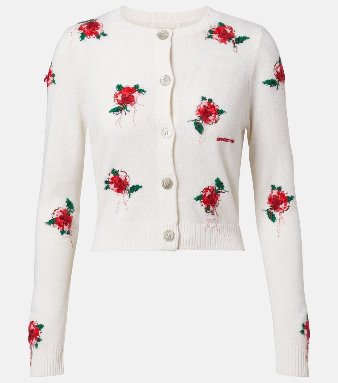 Cárdigan de lana floral | Shushu/Tong