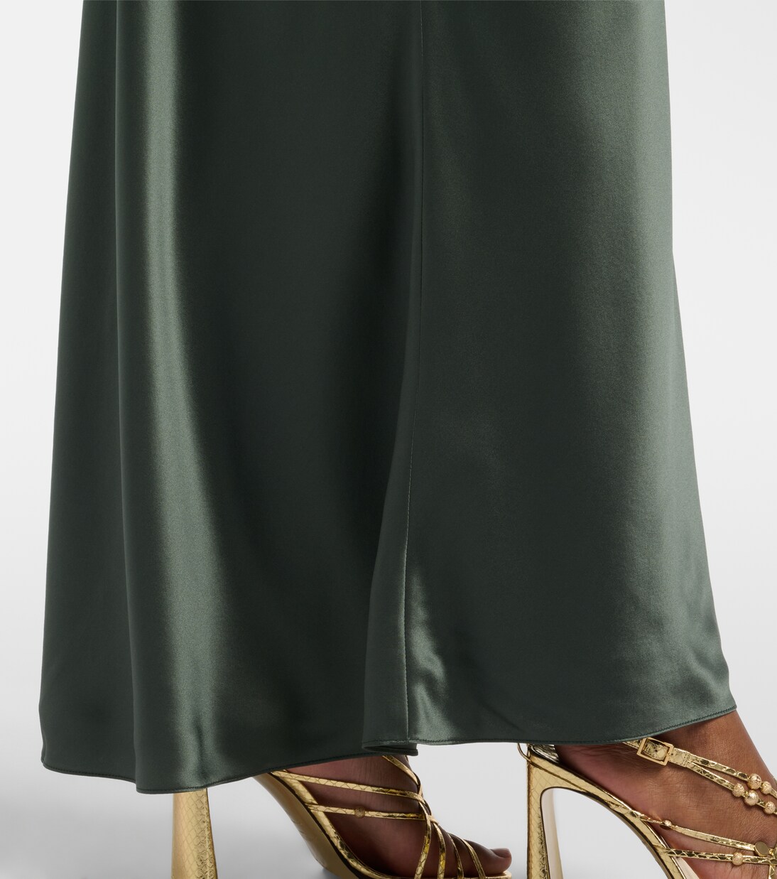 Silk satin maxi skirt | The Sei