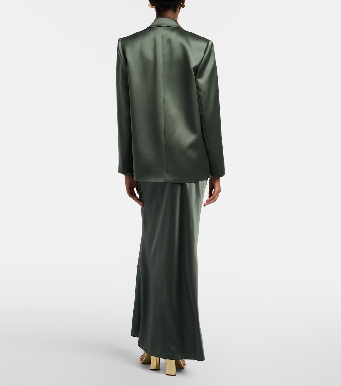 Silk satin maxi skirt | The Sei