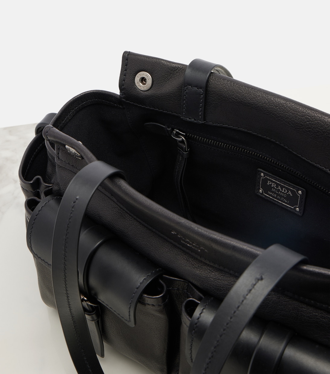 Prada Route leather tote bag | Prada