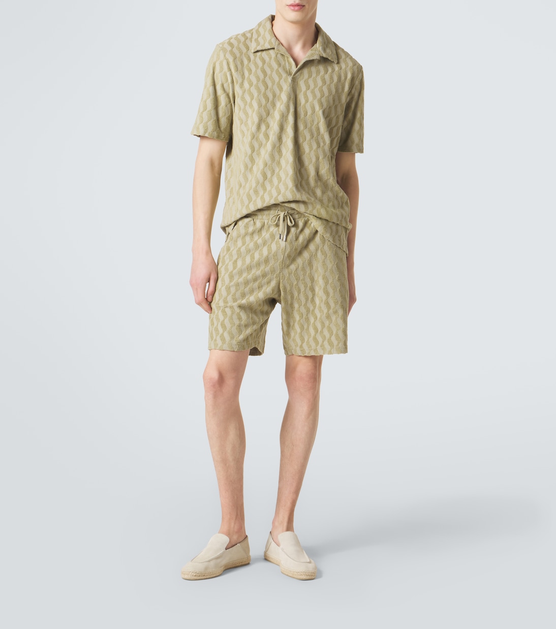 Augusto jacquard terry Bermuda shorts | Frescobol Carioca