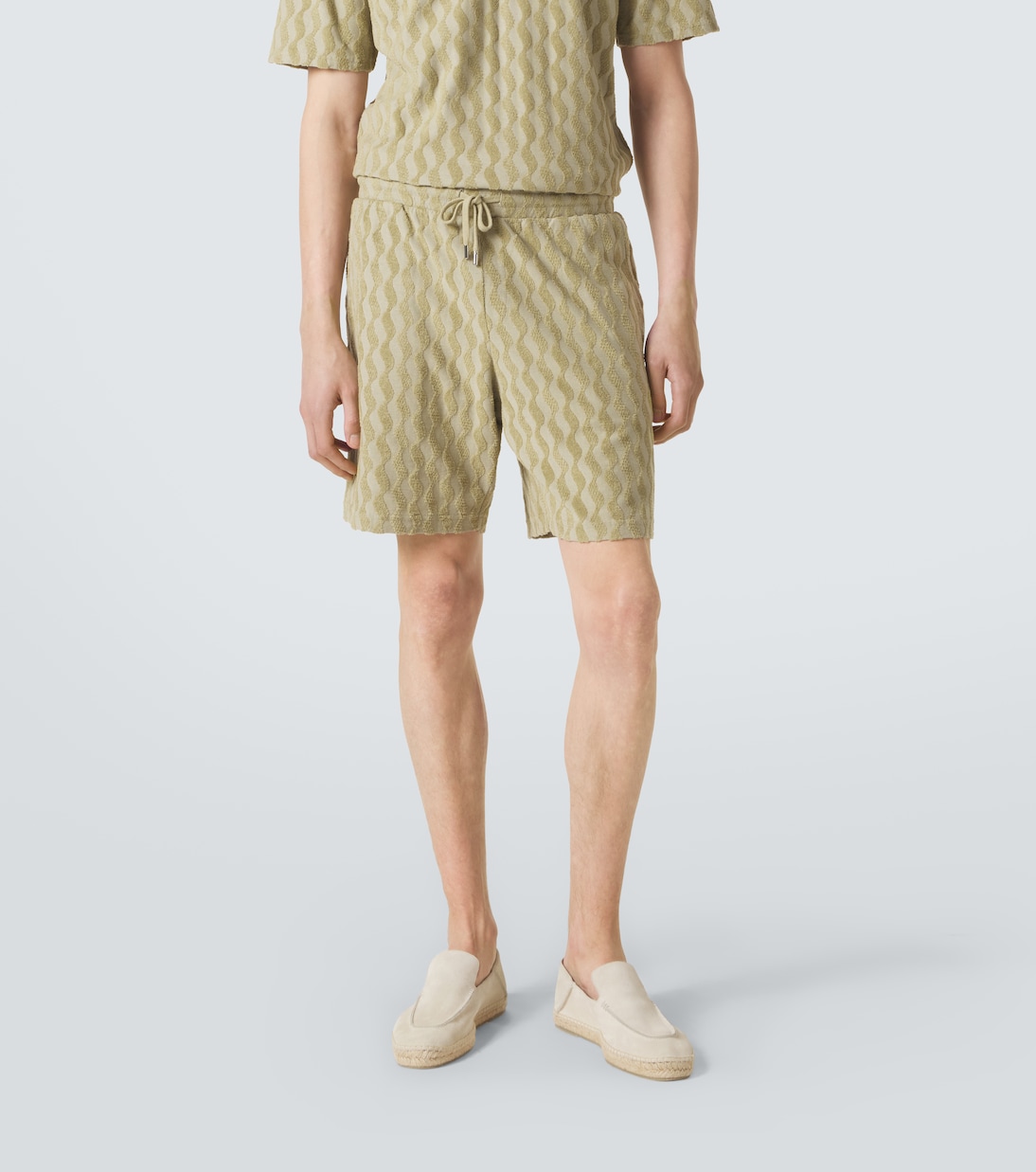 Augusto jacquard terry Bermuda shorts | Frescobol Carioca