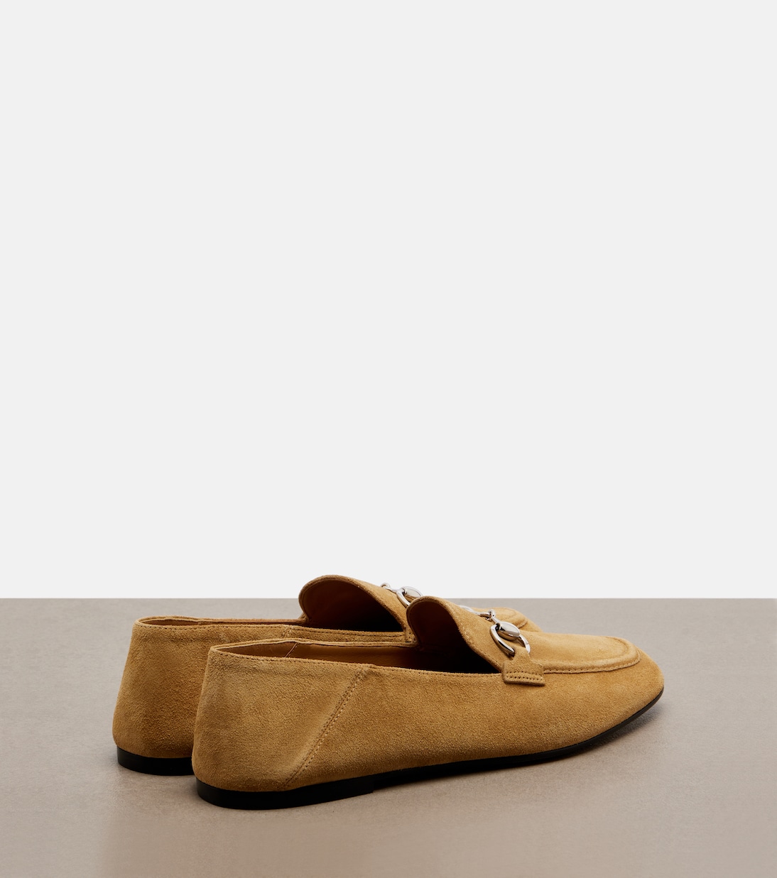 Jordaan Horsebit绒面革乐福鞋 | Gucci