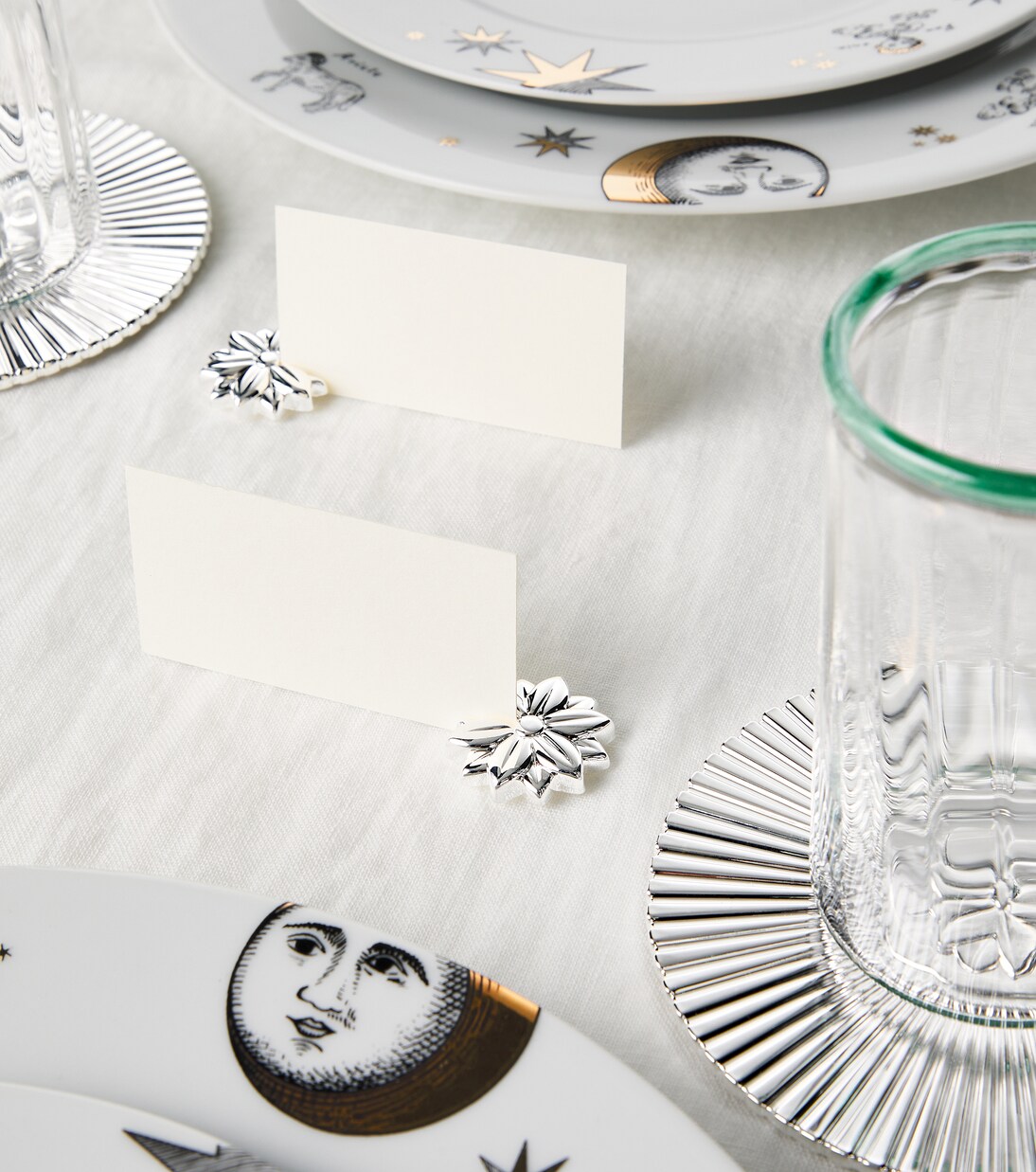 Set Malmaison aus zwei Tischkartenetuis | Christofle