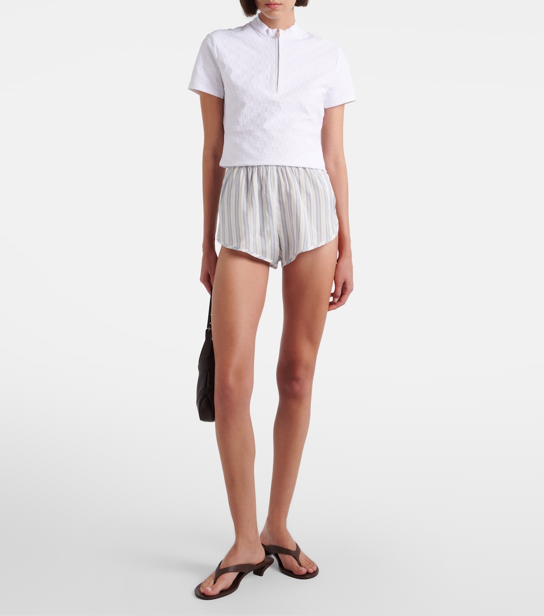 Interlocking G silk jacquard shorts | Gucci