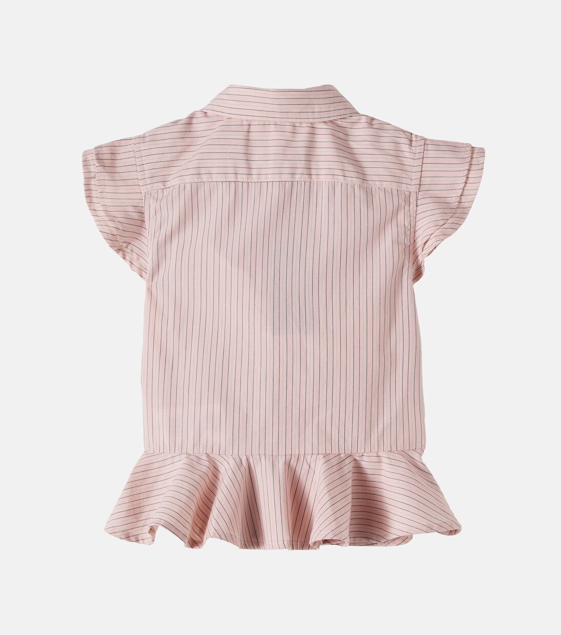 Ruffled striped cotton blouse | Polo Ralph Lauren Kids