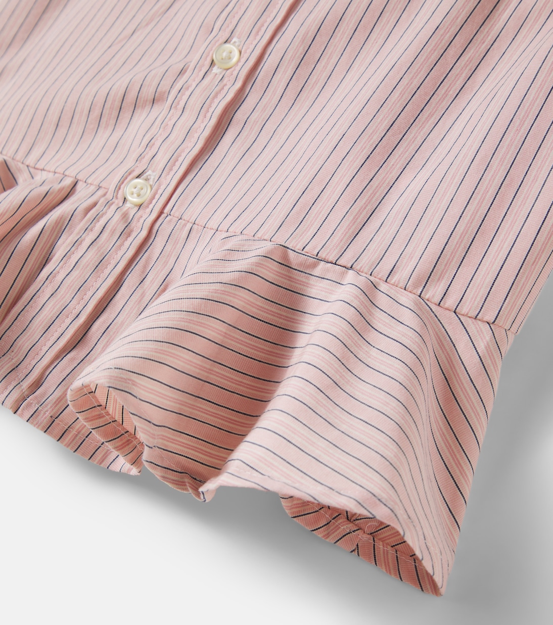 Ruffled striped cotton blouse | Polo Ralph Lauren Kids