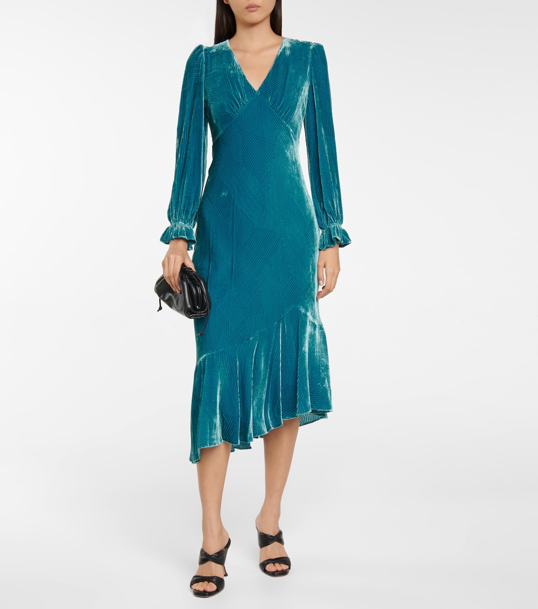 Midikleid Manal aus Samt | Diane von Furstenberg