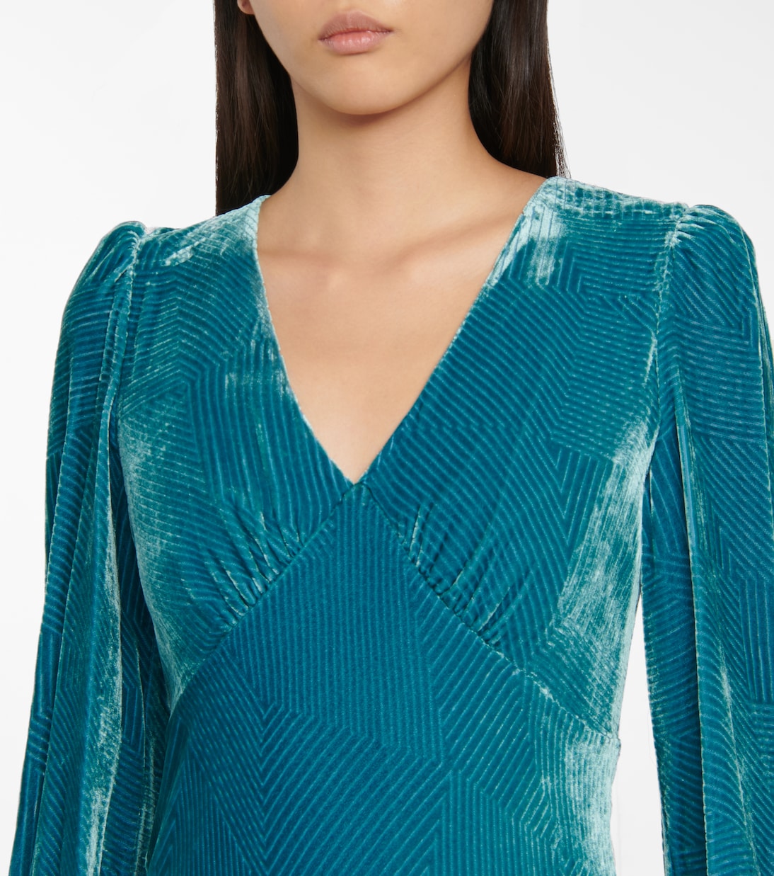 Midikleid Manal aus Samt | Diane von Furstenberg