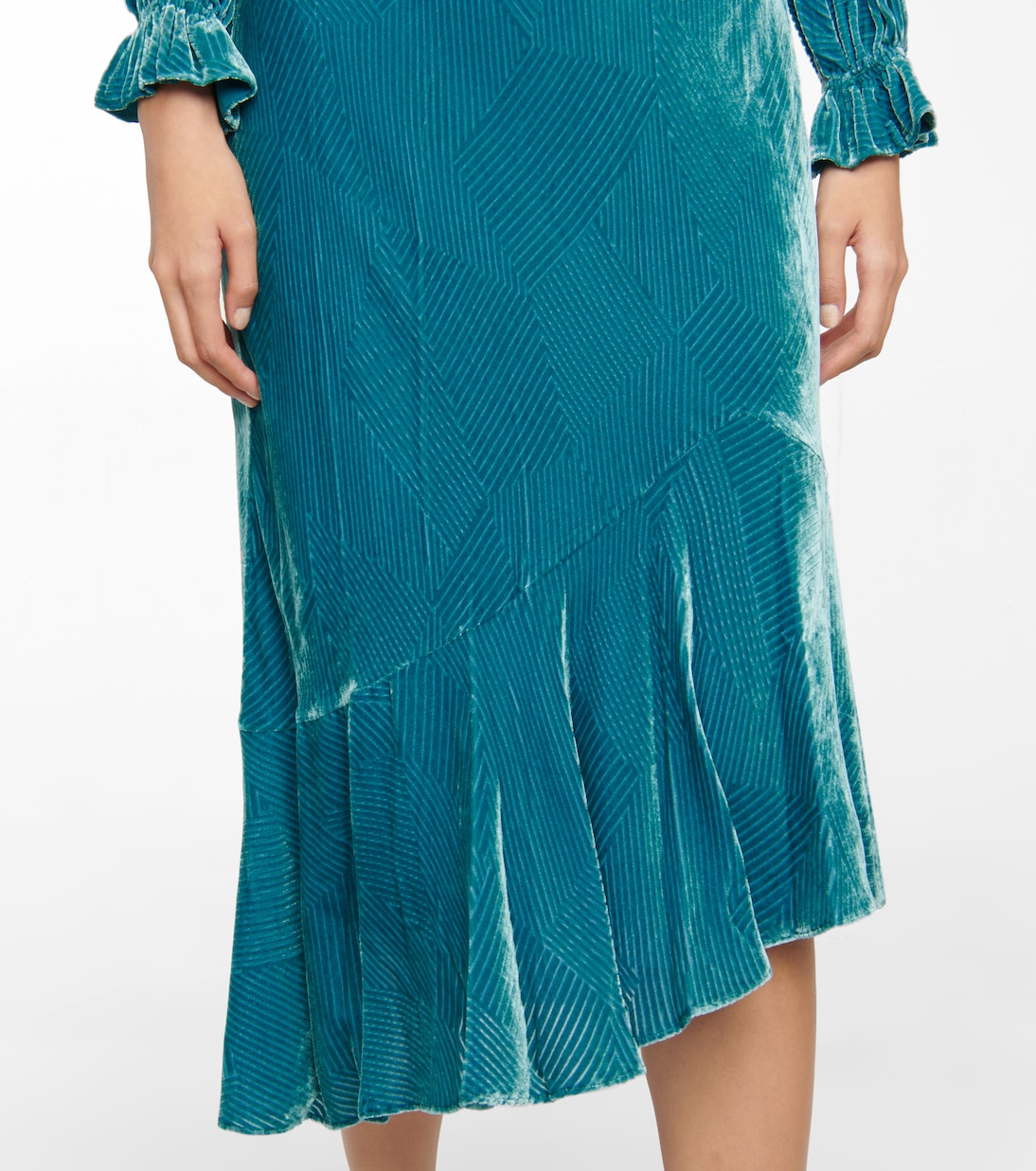 Midikleid Manal aus Samt | Diane von Furstenberg