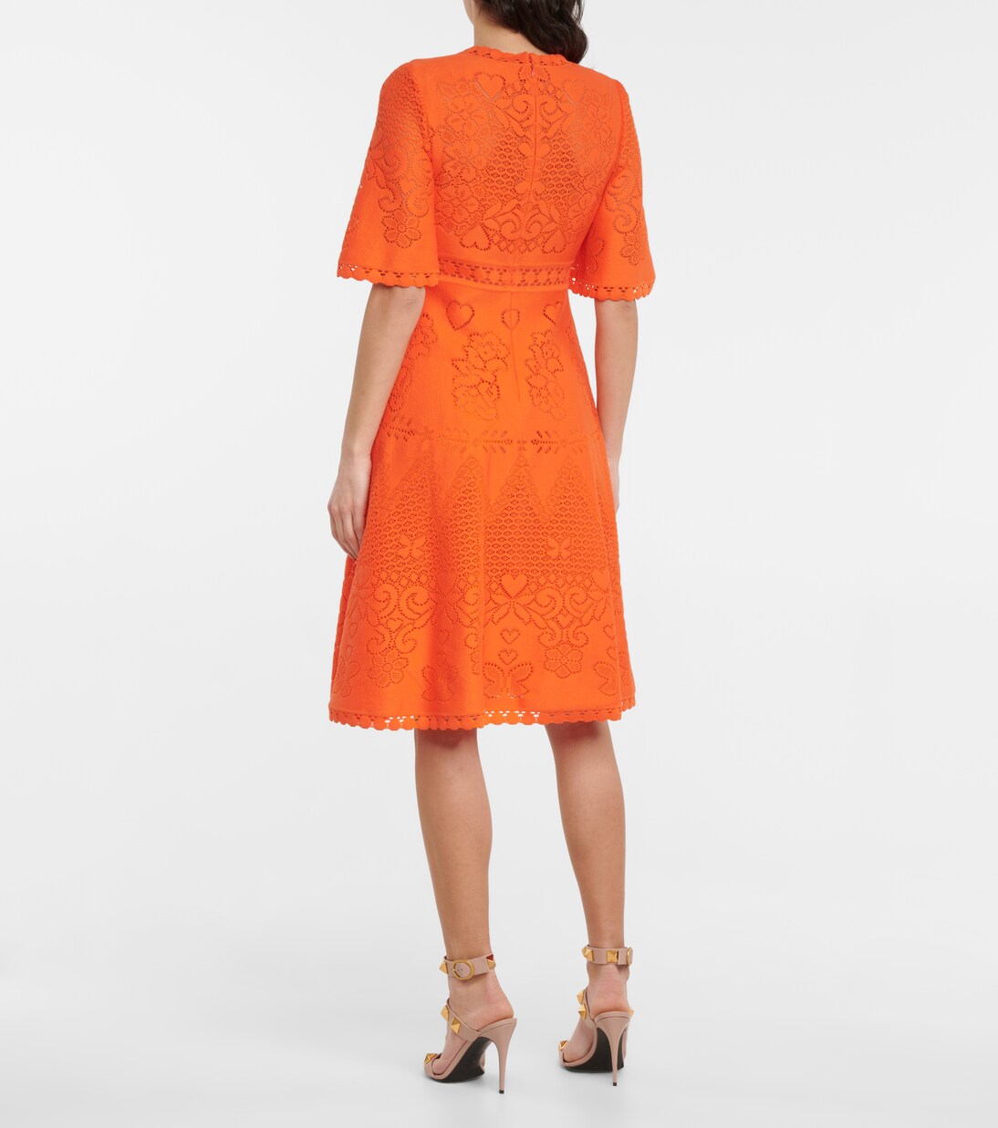 Robe en dentelle de coton | Valentino