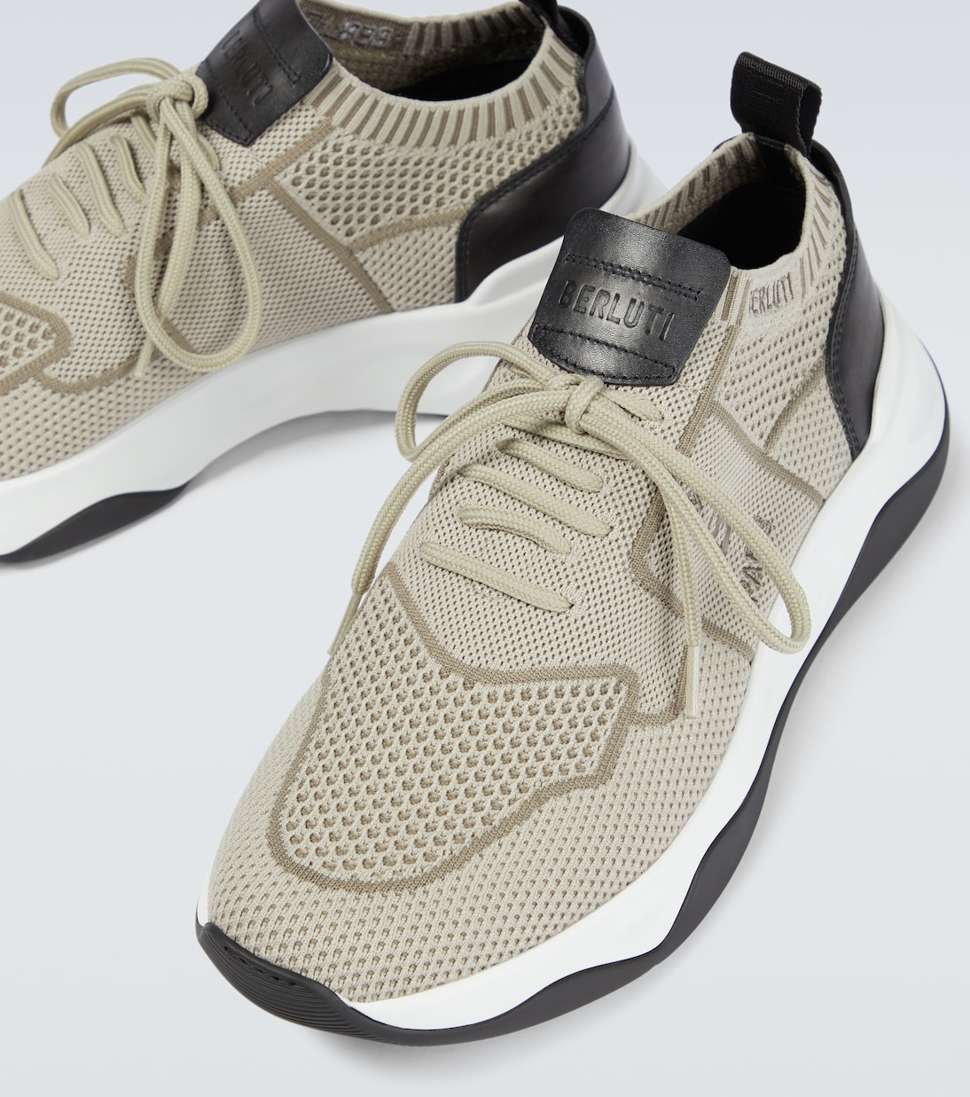 Sneakers Shadow mit Leder | Berluti