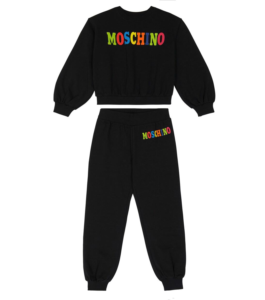 Logo sweatshirt and sweatpants set | Moschino Kids