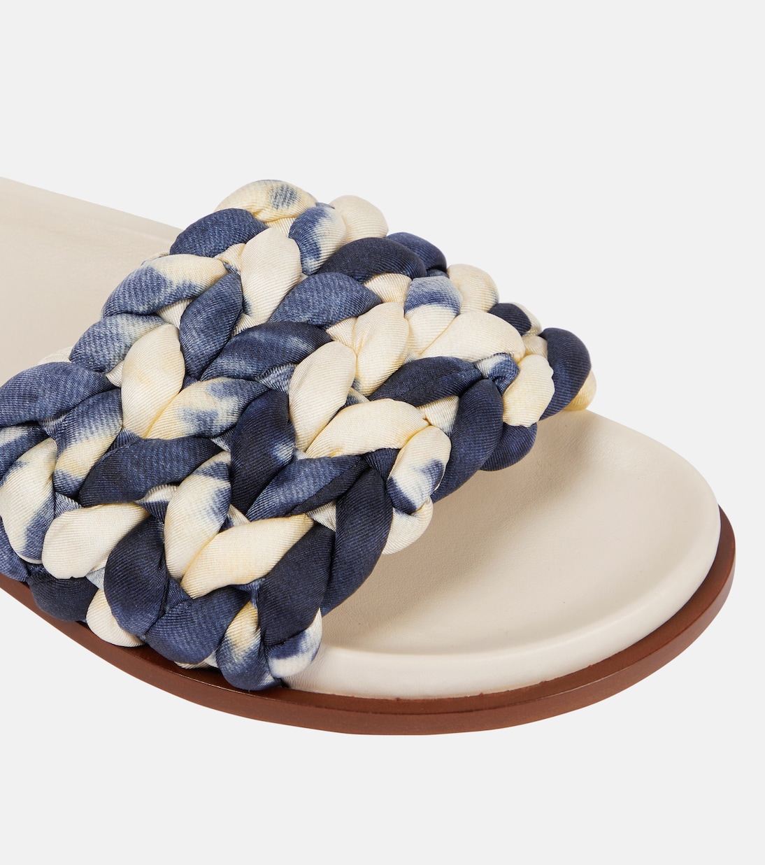 Kacey扎染编织凉拖鞋 | Chloé