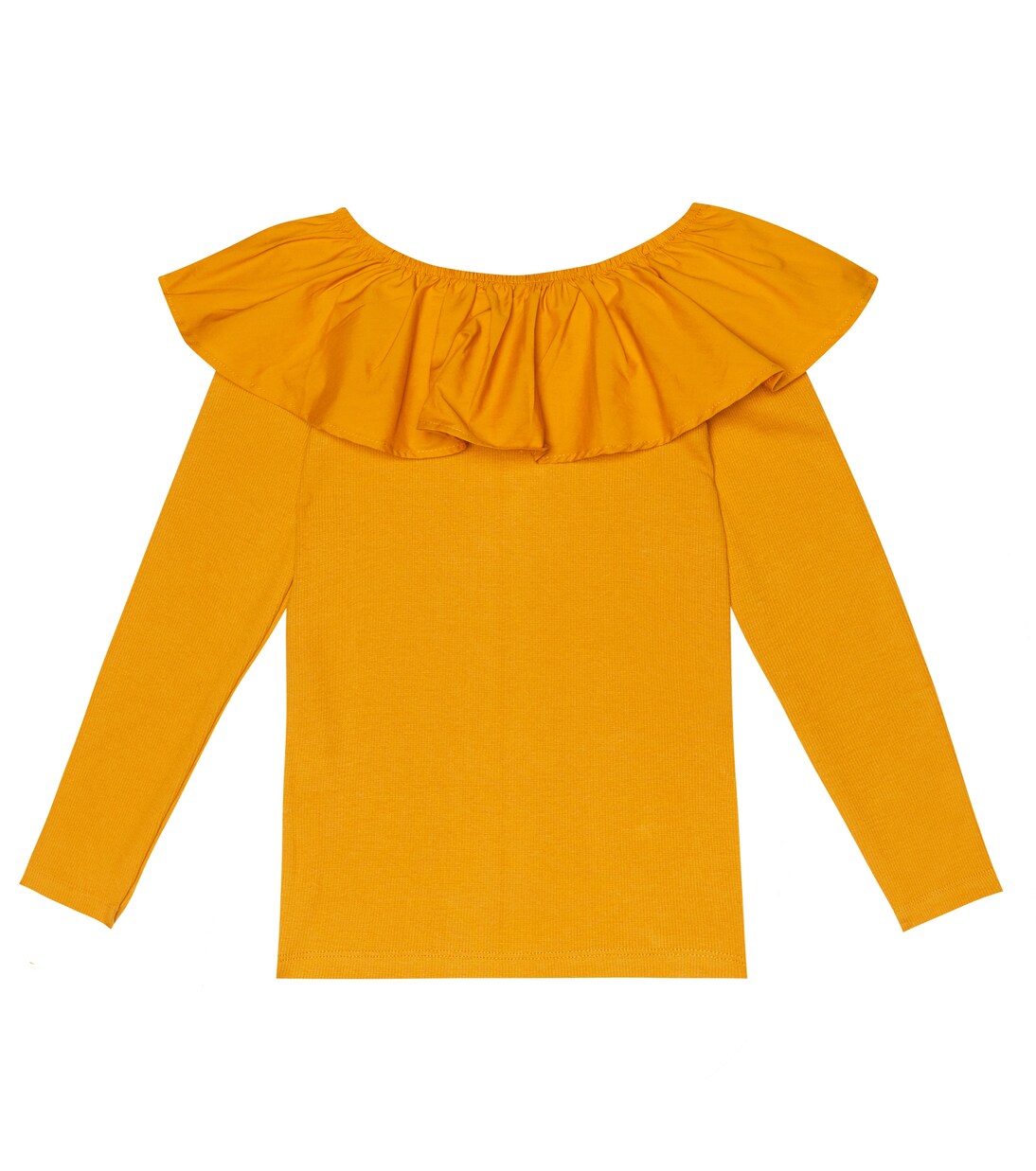 Renate ruffle-trimmed cotton-blend top | Molo