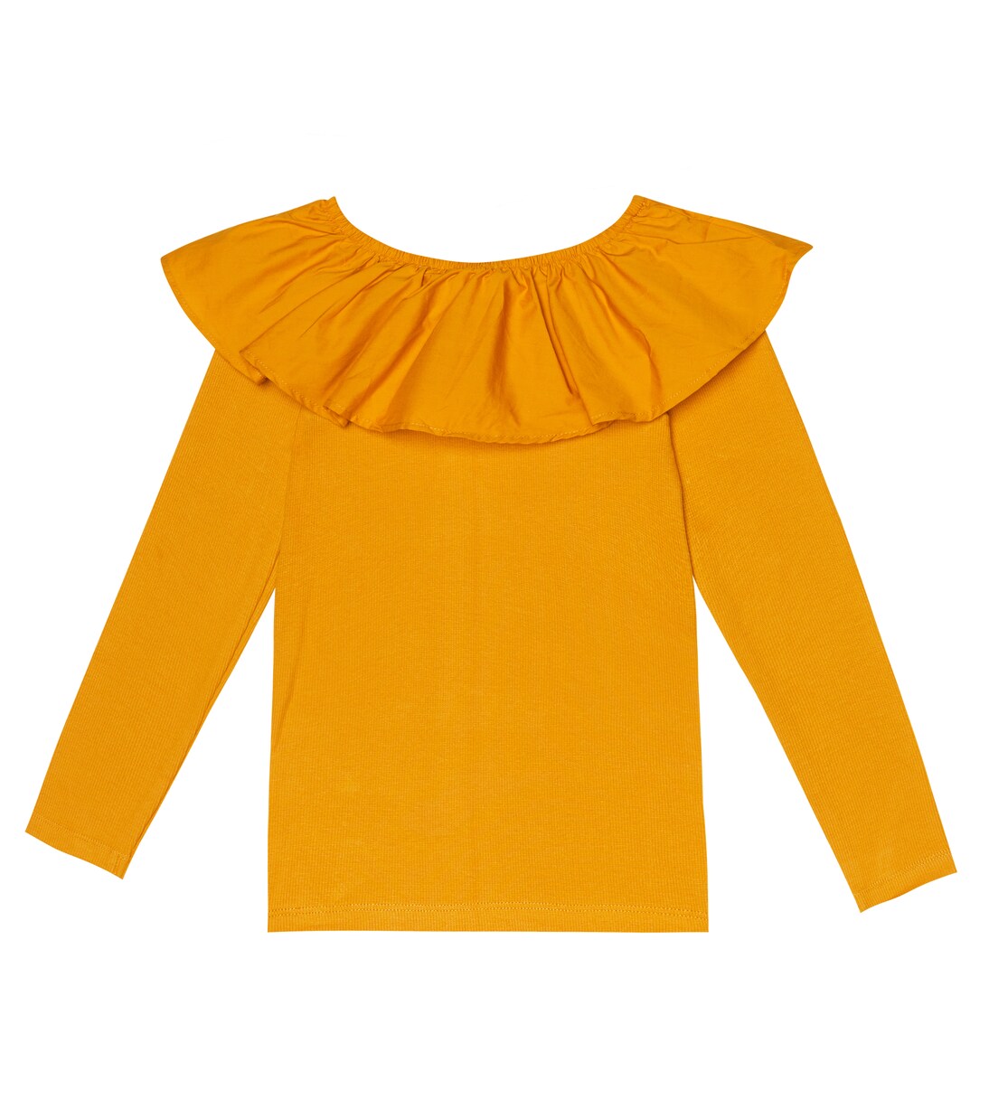 Renate ruffle-trimmed cotton-blend top | Molo