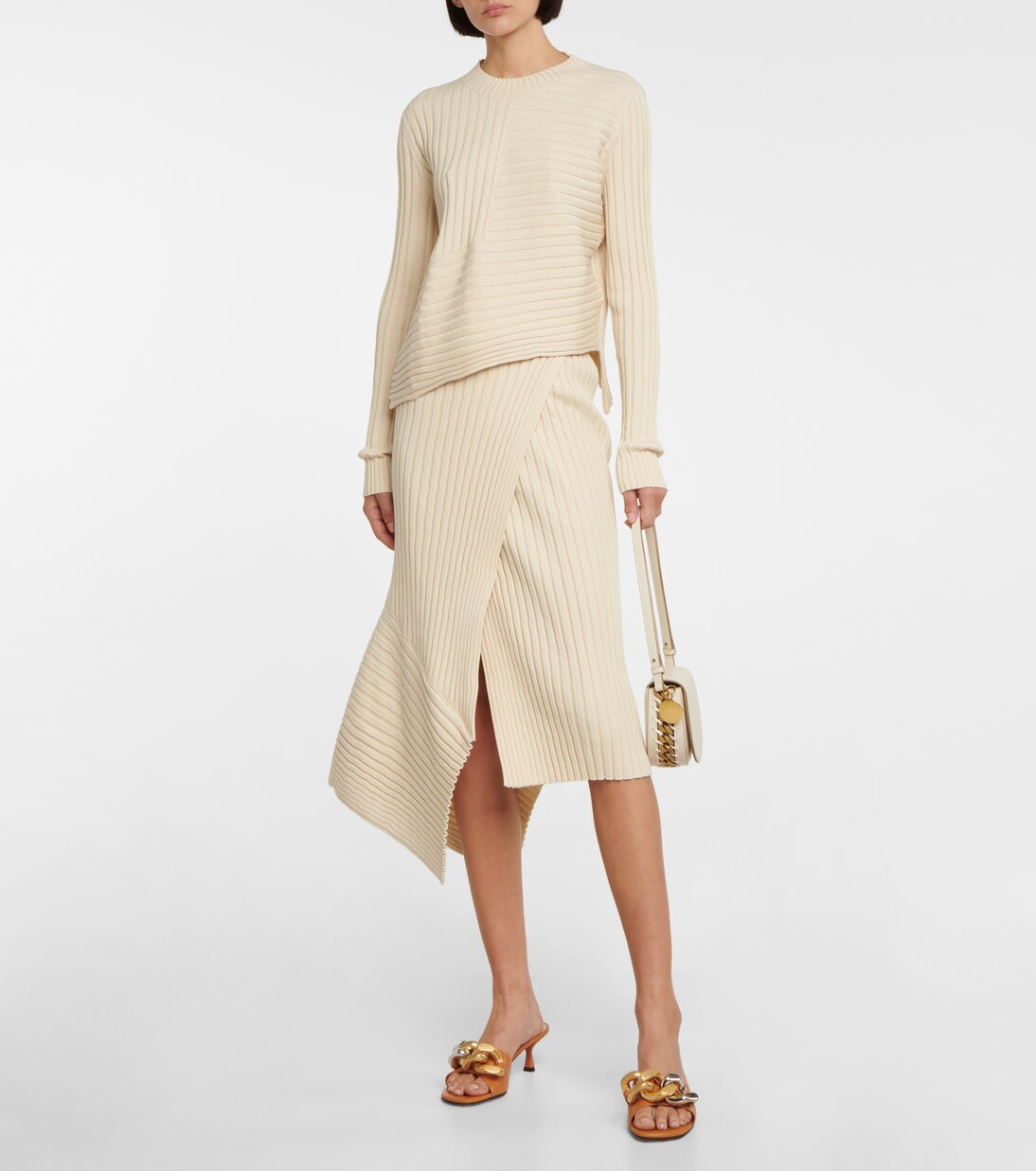 Pull asymétrique en coton | Stella McCartney