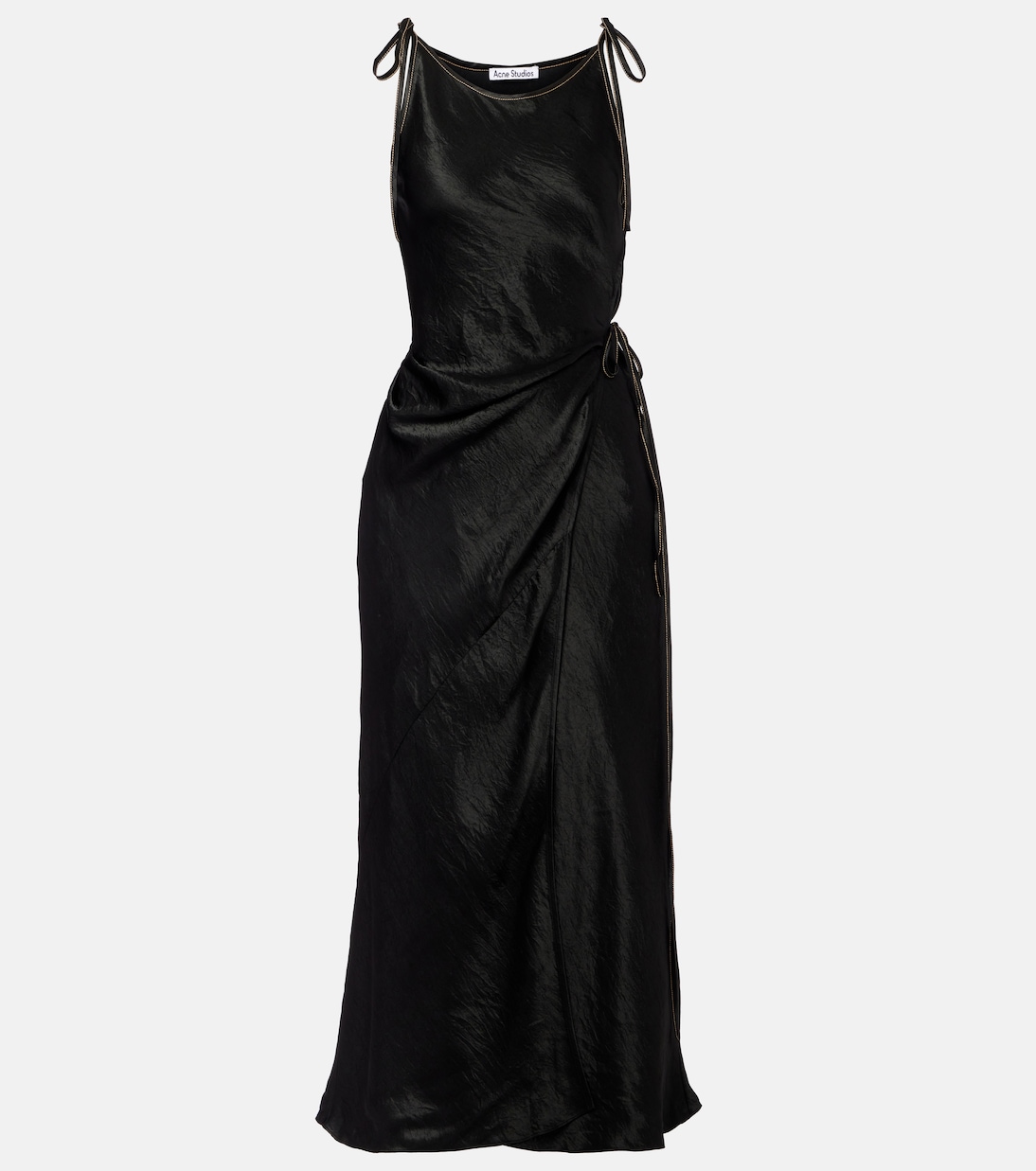 Robe longue en satin | Acne Studios