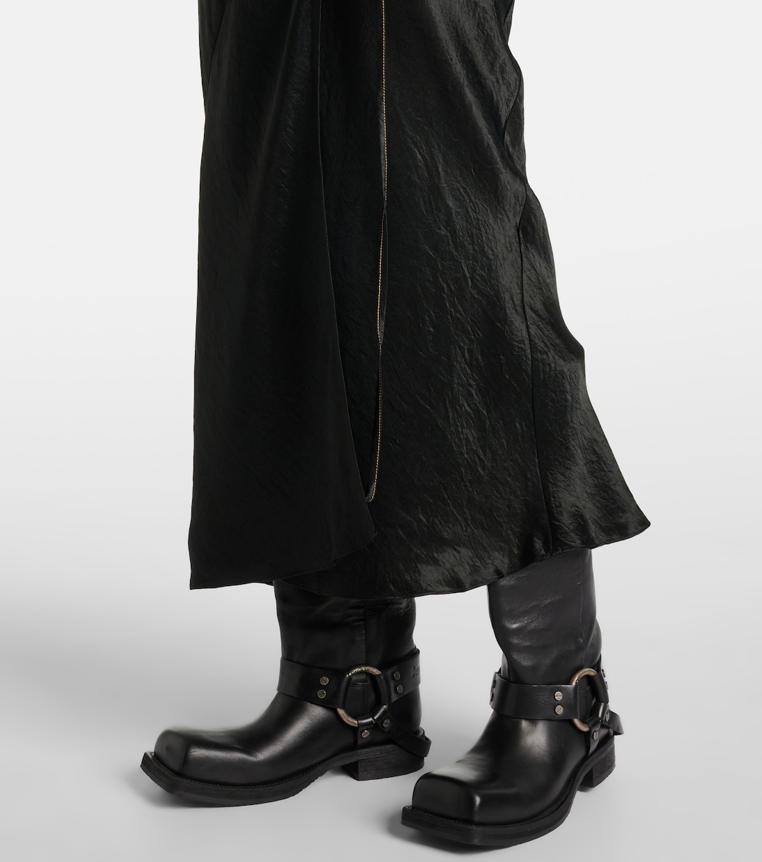 Robe longue en satin | Acne Studios