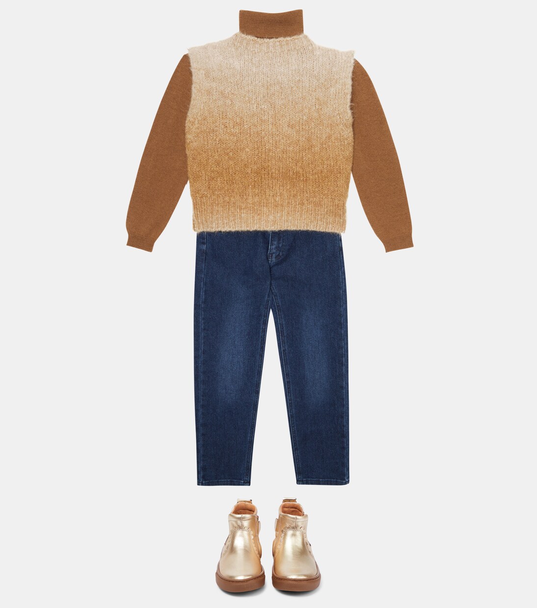 Ombré sweater vest | Il Gufo