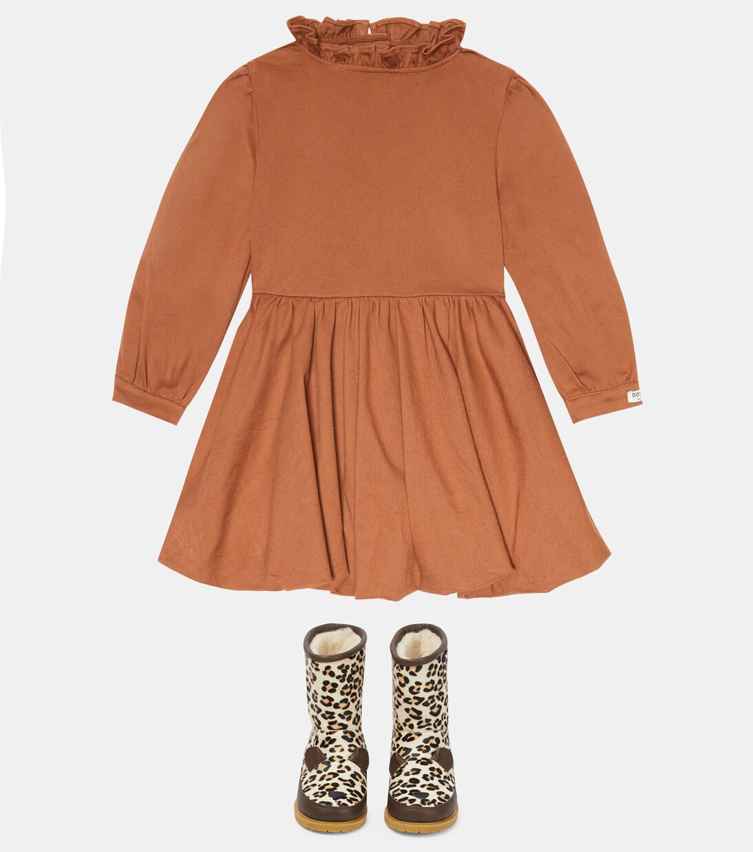 Cotton-blend dress | Donsje