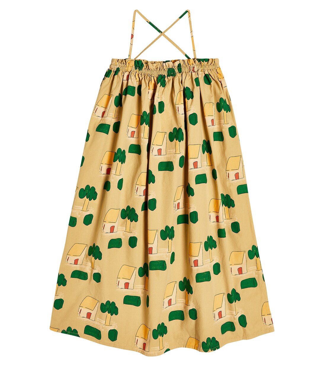 Jellyfish printed cotton dress | The Animals Observatory