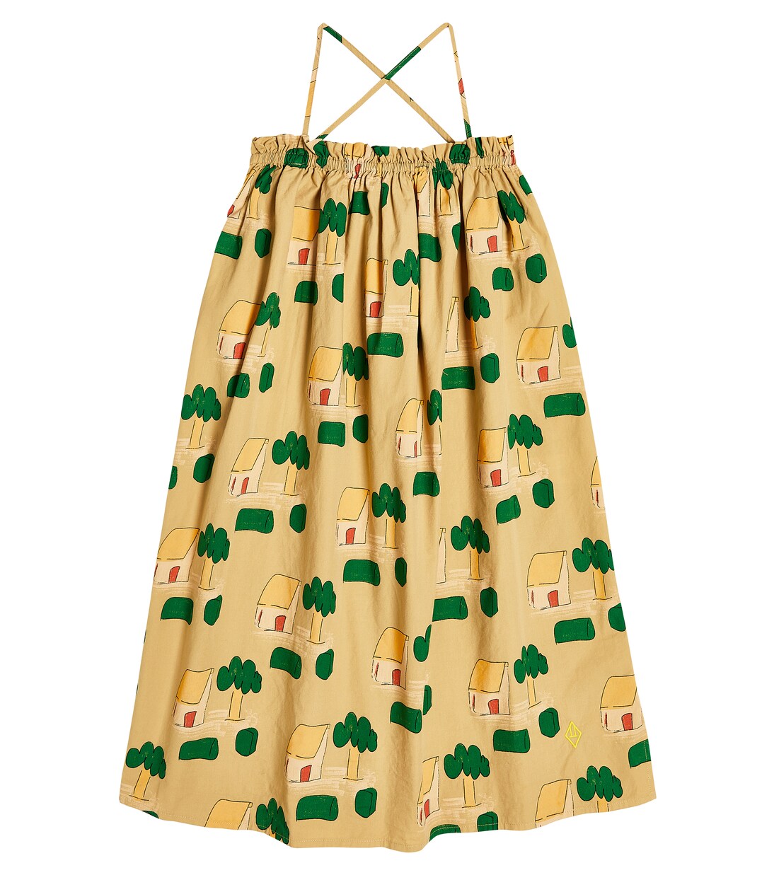 Jellyfish printed cotton dress | The Animals Observatory