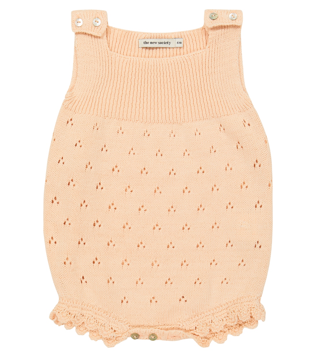 Baby Cleo printed cotton jersey playsuit | The New Society