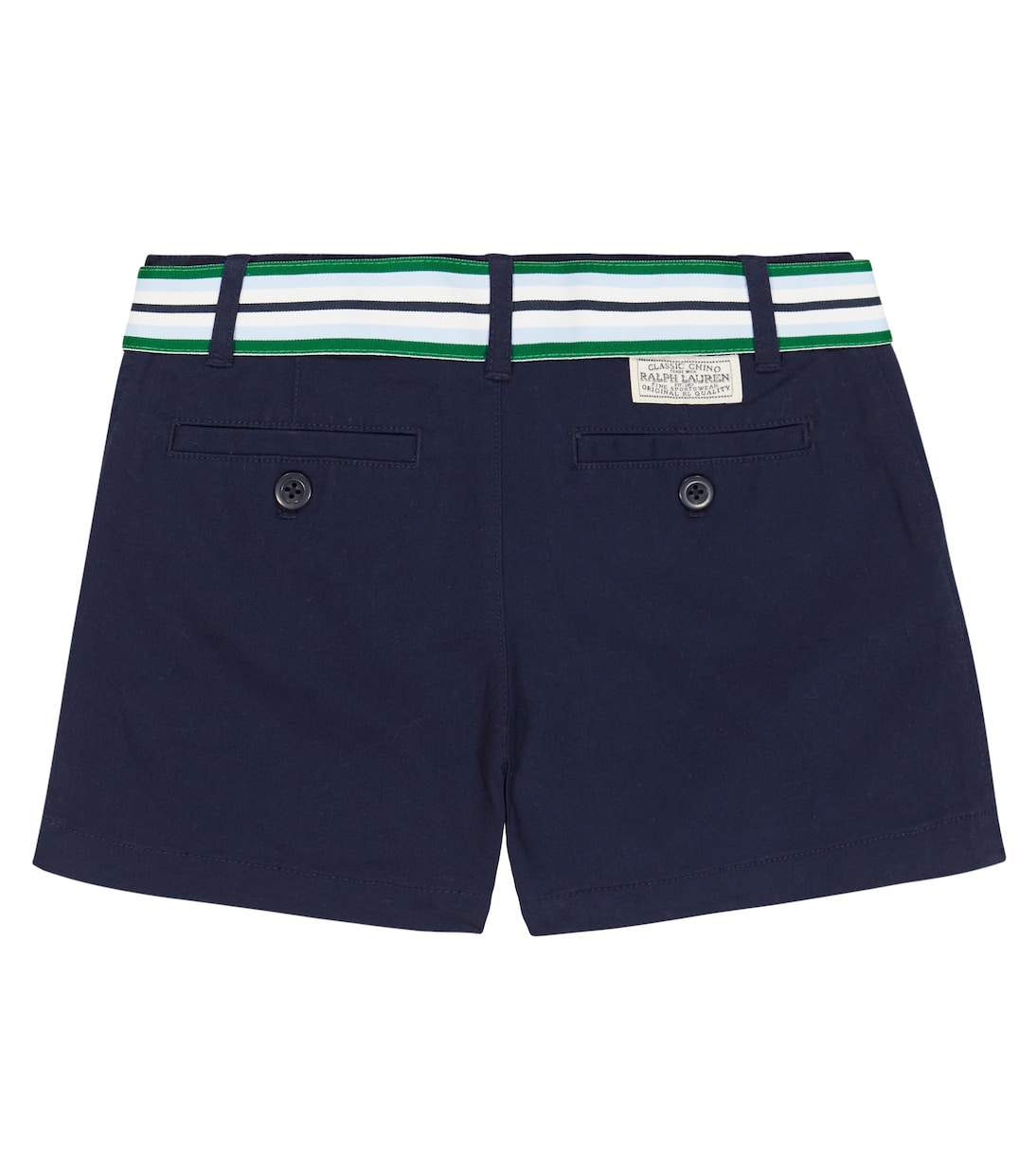 Belted cotton twill shorts | Polo Ralph Lauren Kids