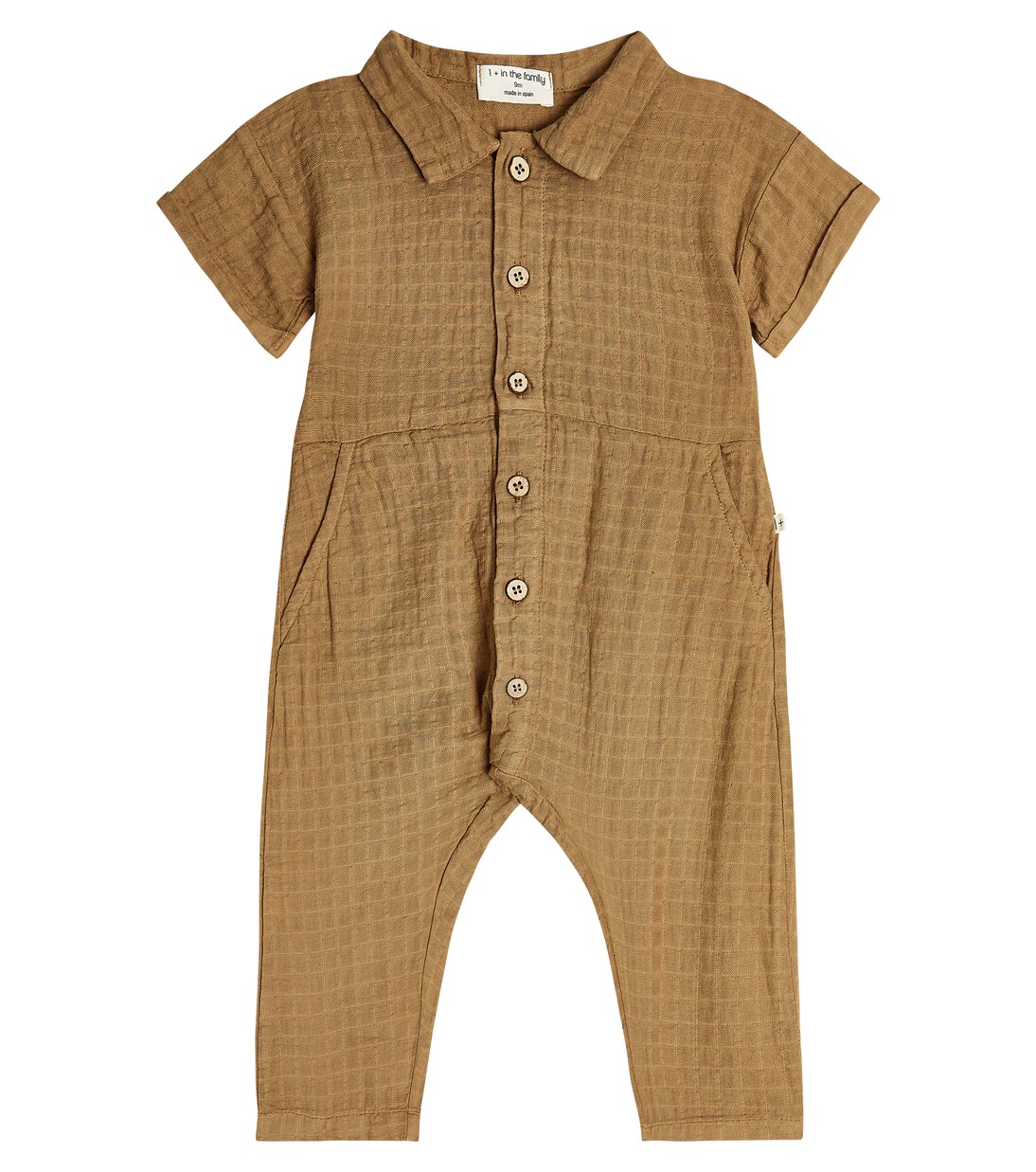 Baby Carlota cotton crêpe playsuit | 1 + in the Family