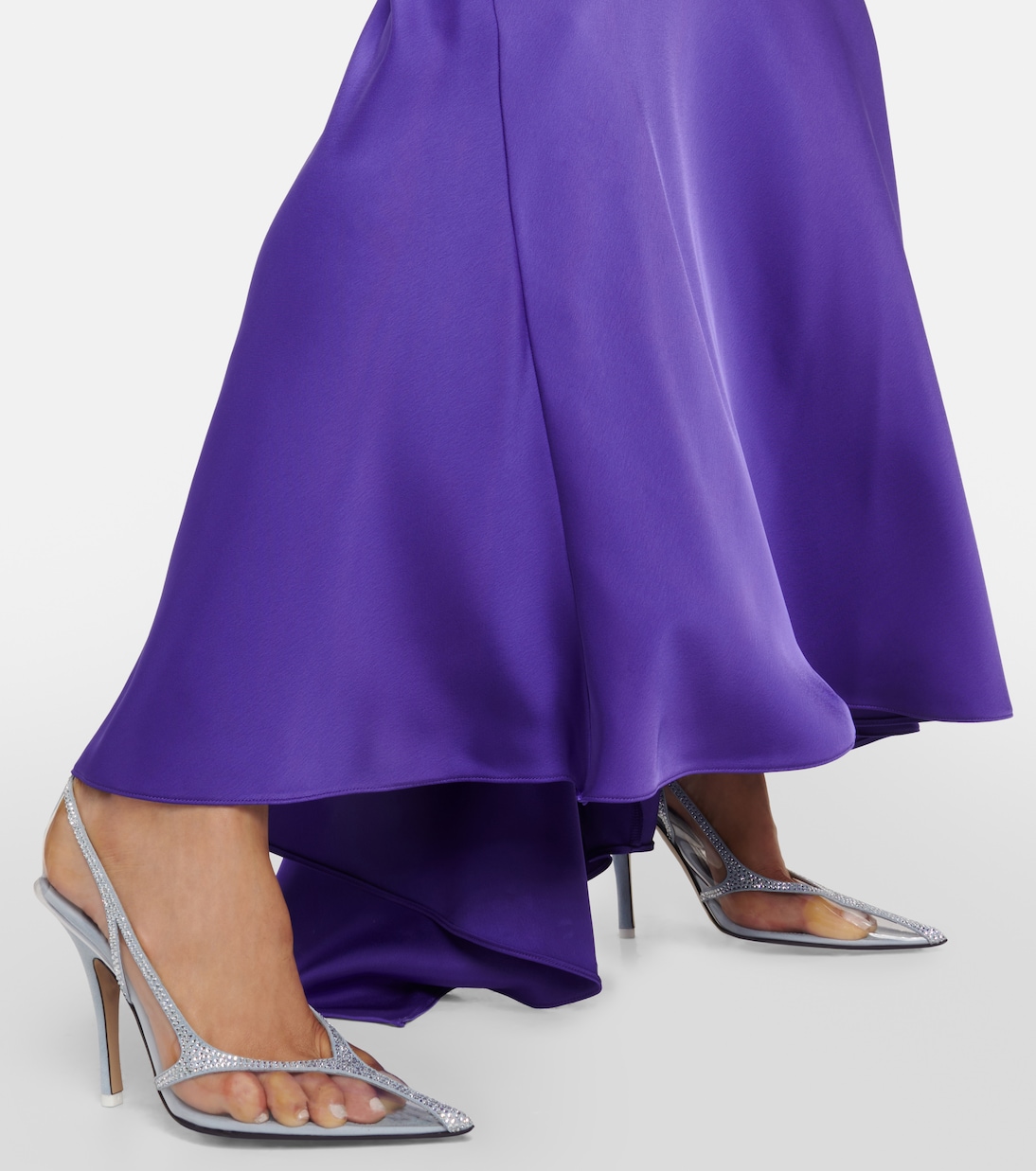 Pumps Venus Chrome mit Kristallen | The Attico